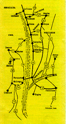 Antique trail through MN, IL, and WI
