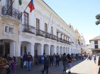 The historic district contains governmen and eclesiastical architecture from the Colonial period.