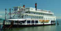 The Columbia Queen carries up to 150 passengers and 60 all-American crew.