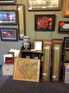 Lisa's maps at village frame